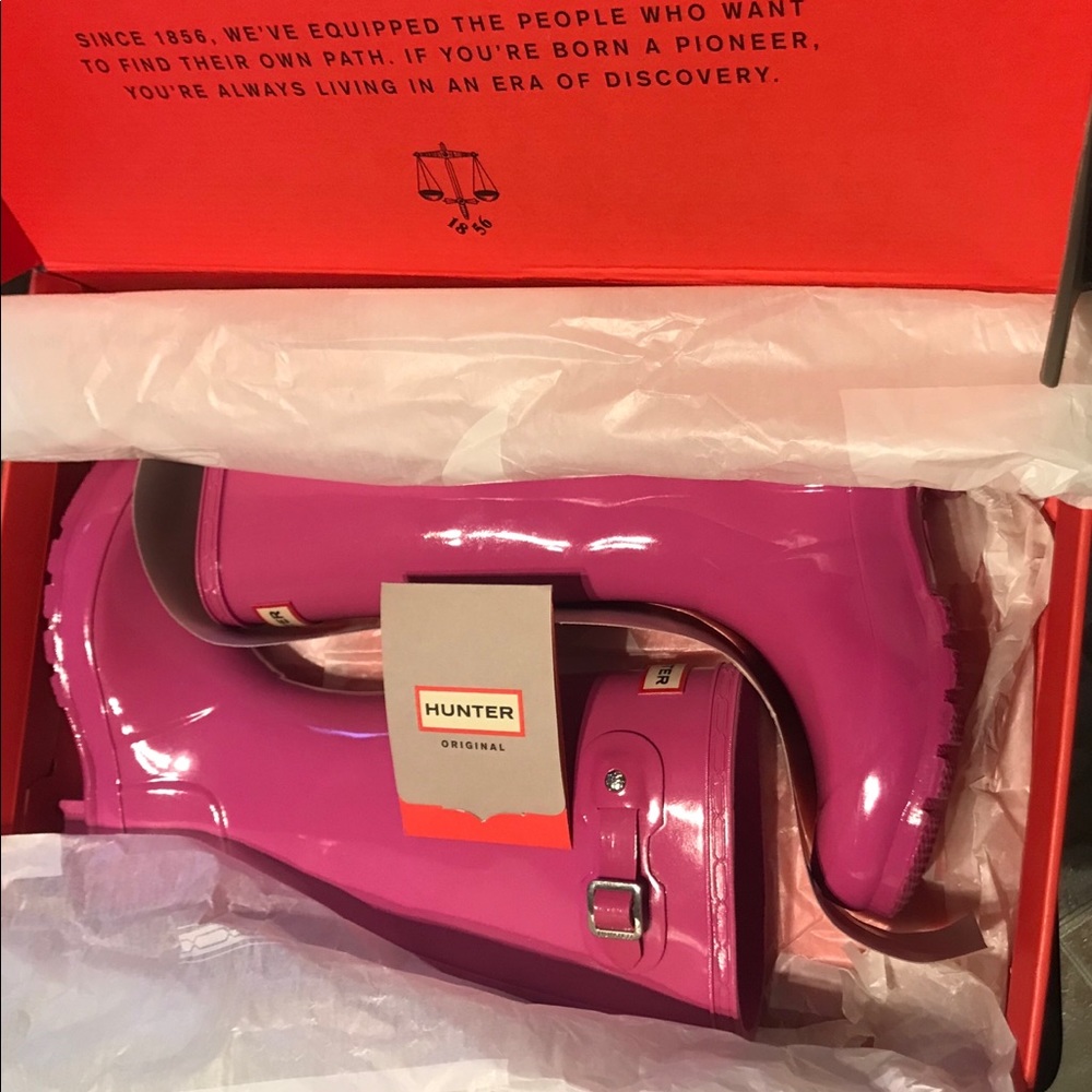 KIDS HUNTER BOOTS SIZE 2